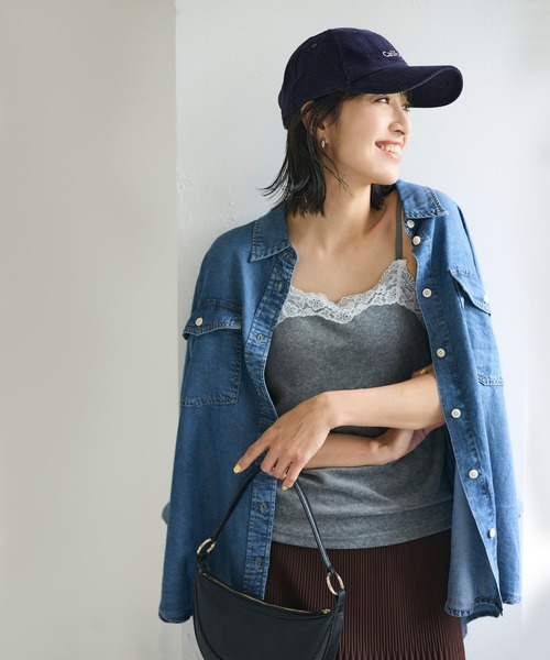 coca(coca)(コカ)の「コーデュロイキャップ(キャップ・レディース・ブラウン/ネイビー・ONE SIZE)」の13枚目の写真