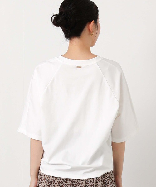 Gready Brilliant(グレディブリリアン)の「Endlless5分袖Tシャツ(Tシャツ/カットソー・レディース・ブラック/ワイン/オフホワイト・38)」の10枚目の写真