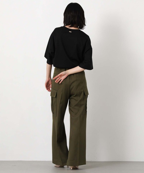 Gready Brilliant(グレディブリリアン)の「Endlless5分袖Tシャツ(Tシャツ/カットソー・レディース・ブラック/ワイン/オフホワイト・38)」の14枚目の写真