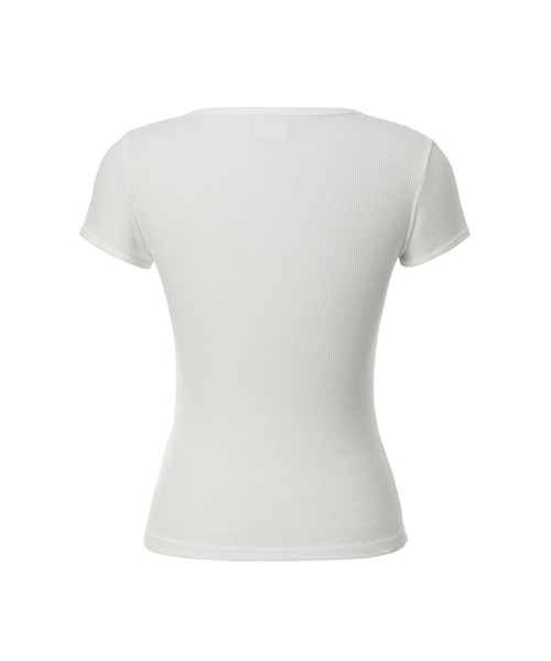 KHAKIPOINT(カーキポイント)の「Instinct Graphic Top (ivory)(Tシャツ/カットソー・レディース・その他・FREE)」の5枚目の写真