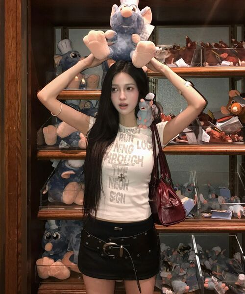 KHAKIPOINT(カーキポイント)の「Instinct Graphic Top (ivory)(Tシャツ/カットソー・レディース・その他・FREE)」の7枚目の写真