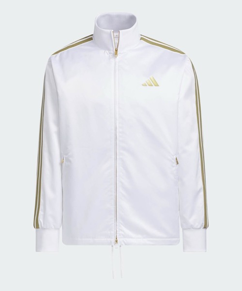 adidas(アディダス)の「Stadium Gold レギュラーフィットクライマウォーム メッシュ裏地付きウーブン フルジップ ジャケット / ジャージ / アディダス adidas(ジャージ・メンズ・ホワイト・XX-LARGE/LARGE/MEDIUM/SMALL/X-LARGE/X-SMALL)」の4枚目の写真