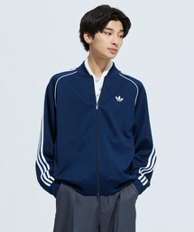adidas アディダスオリジナルス トラックジャケット」に該当するブルー