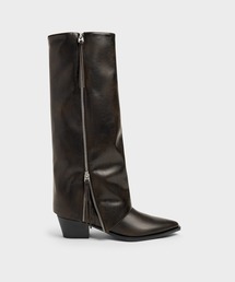 CHARLES & KEITH（チャールズ & キース）の「Aether エーテル タッセルジップ ロングブーツ（ブーツ）」