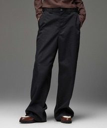 X-girl | FACE LABEL FADED WIDE STRAIGHT EASY PANTS(チノパンツ)