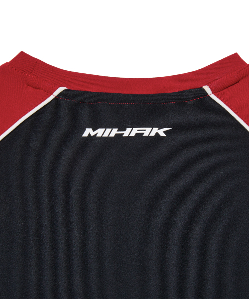 MIHAK(ミハク)の「カラー ブロック アクティブ ショートスリーブ (ブラック)(Tシャツ/カットソー・レディース・その他・1/2)」の7枚目の写真