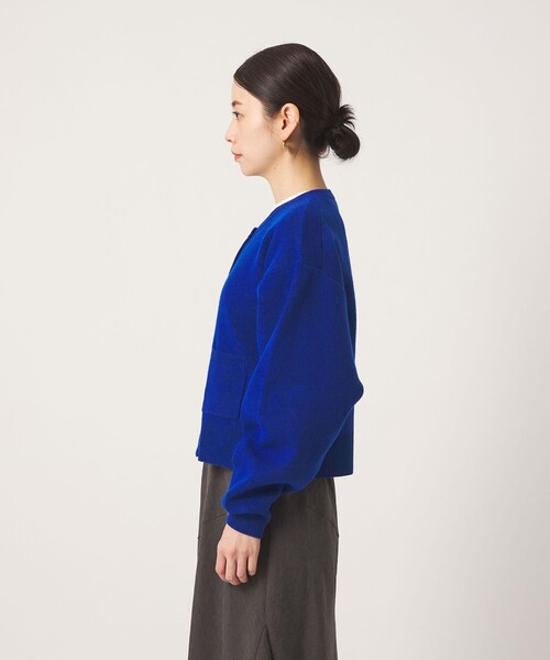 CITEN(シテン)の「<CITEN>スウェットライクニットカーディガン(カーディガン/ボレロ・レディース・ライトグレー/レッド/ダークグレー/ロイヤルブルー・FREE)」の17枚目の写真
