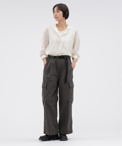 MHL.(エムエイチエル)の「WASHED COTTON NYLON(その他パンツ・レディース・チャコール/ネイビー・0/1/2/3)」の1枚目の写真