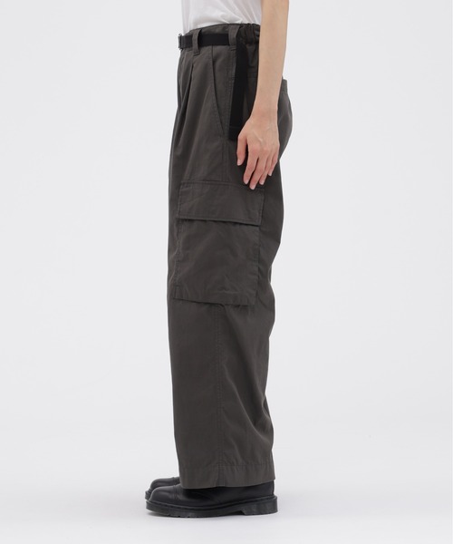 MHL.(エムエイチエル)の「WASHED COTTON NYLON(その他パンツ・レディース・チャコール/ネイビー・0/1/2/3)」の3枚目の写真