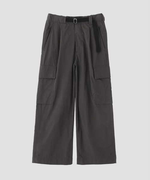 MHL.(エムエイチエル)の「WASHED COTTON NYLON(その他パンツ・レディース・チャコール/ネイビー・0/1/2/3)」の4枚目の写真