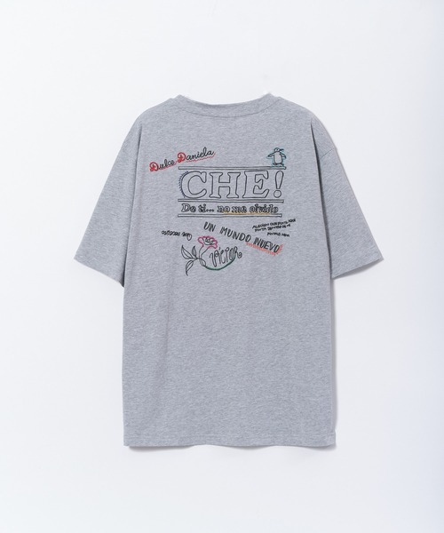 ARTCHIVES MALIBU(アートカイブス マリブ)の「【Machined Handiwork by DANIELA MARIBEL / ダニエラ マリベル】CHE TEE(Tシャツ/カットソー・レディース・ホワイト/グレー/グリーン・S/M/L/XS)」の3枚目の写真