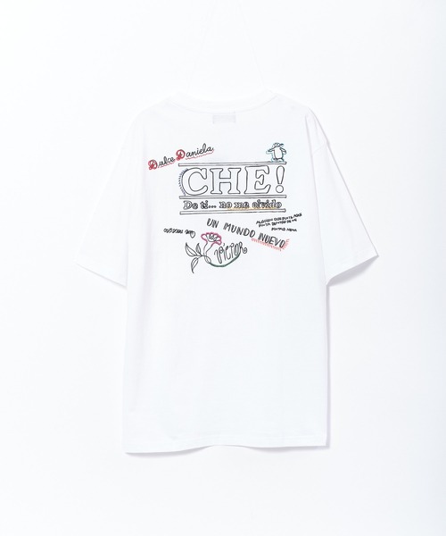 ARTCHIVES MALIBU(アートカイブス マリブ)の「【Machined Handiwork by DANIELA MARIBEL / ダニエラ マリベル】CHE TEE(Tシャツ/カットソー・レディース・ホワイト/グレー/グリーン・S/M/L/XS)」の2枚目の写真