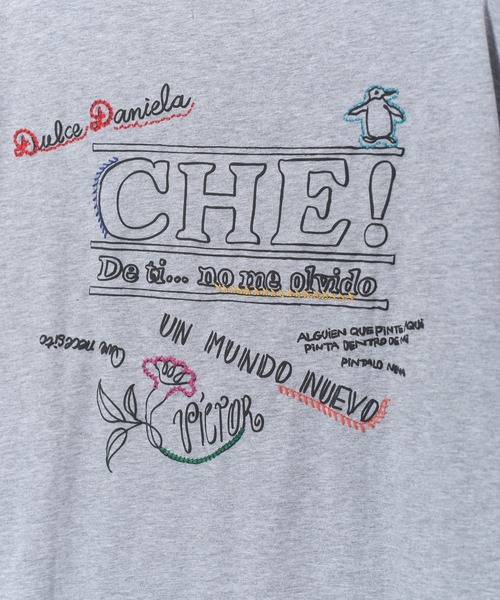 ARTCHIVES MALIBU(アートカイブス マリブ)の「【Machined Handiwork by DANIELA MARIBEL / ダニエラ マリベル】CHE TEE(Tシャツ/カットソー・レディース・ホワイト/グレー/グリーン・S/M/L/XS)」の5枚目の写真