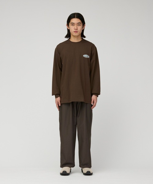 Snow Peak(スノーピーク)の「Snow Peak / Wool Nylon Taffeta Trousers ウールナイロンタフタ トラウザーズ(その他パンツ・メンズ・ブラック/ダークブラウン・L/XL/S/M)」の4枚目の写真