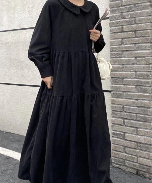 semplice(センプリチェ)の「ワンピース(ワンピース・レディース・ブラック/ブラウン/グリーン・F)」の5枚目の写真