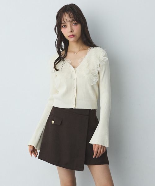 SOELA(ソエラ)の「【SOELA】ビット付スカート/WEB限定(スカート・レディース・ブラウン/ブラック/チャコールグレー・S/M)」の3枚目の写真
