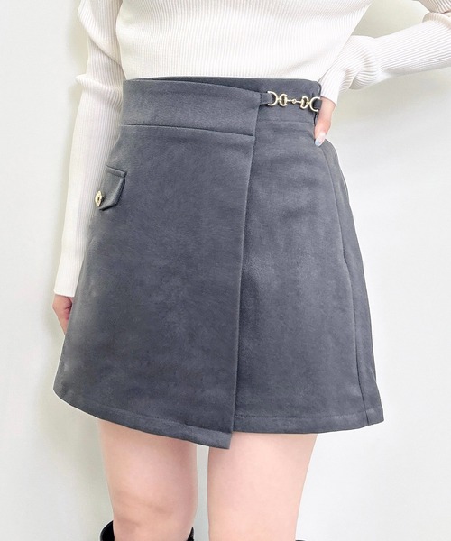 SOELA(ソエラ)の「【SOELA】ビット付スカート/WEB限定(スカート・レディース・ブラウン/ブラック/チャコールグレー・S/M)」の16枚目の写真