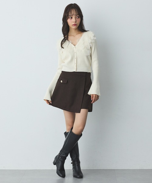 SOELA(ソエラ)の「【SOELA】ビット付スカート/WEB限定(スカート・レディース・ブラウン/ブラック/チャコールグレー・S/M)」の13枚目の写真