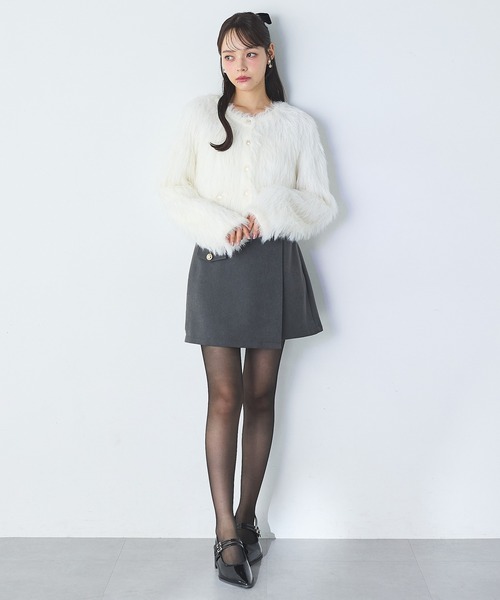 SOELA(ソエラ)の「【SOELA】ビット付スカート/WEB限定(スカート・レディース・ブラウン/ブラック/チャコールグレー・S/M)」の11枚目の写真