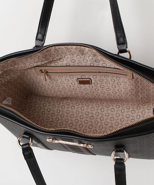 Guess(ゲス)の「RAQUEL Carryall トートバッグ(トートバッグ・レディース・ブラウン/ダークブルー/ダークグレー・ONE SIZE)」の12枚目の写真