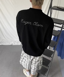 ampm（エーエムピーエム）の「ワンポイントロゴ オーバーサイズロングスリーブTシャツ / ユニセックス（Tシャツ/カットソー）」