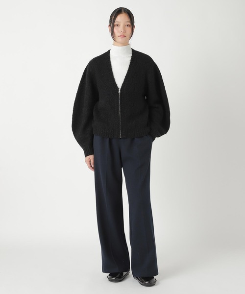 ZUCCa（ズッカ）の「BARREL KNIT / ニットカーディガン（カーディガン/ボレロ・レディース・ブラック・M size）」の4枚目の写真