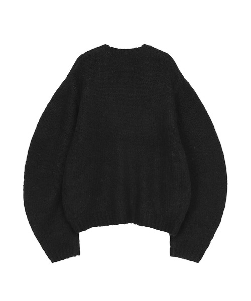 ZUCCa（ズッカ）の「BARREL KNIT / ニットカーディガン（カーディガン/ボレロ・レディース・ブラック・M size）」の6枚目の写真
