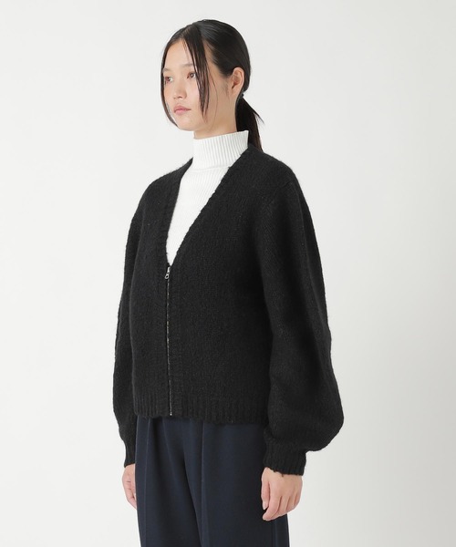 ZUCCa（ズッカ）の「BARREL KNIT / ニットカーディガン（カーディガン/ボレロ・レディース・ブラック・M size）」の2枚目の写真