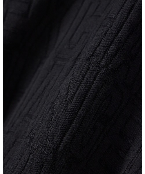 ARMANI EXCHANGE(アルマーニエクスチェンジ)の「【A|X アルマーニ エクスチェンジ】オールオーバージャカードロゴ ニットプルオーバー(ニット/セーター・メンズ・ブラック・X-SMALL/X-LARGE/SMALL/MEDIUM/LARGE)」の8枚目の写真