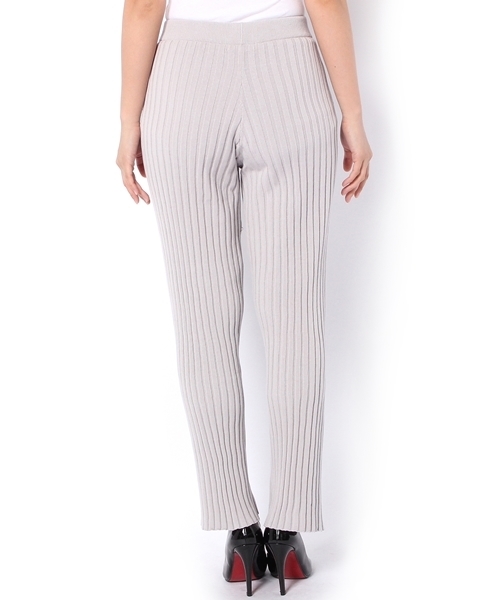 Chico(チコ)の「リブニットパンツ(その他パンツ・レディース・ライトグレー/ピンクベージュ・FREE)」の8枚目の写真