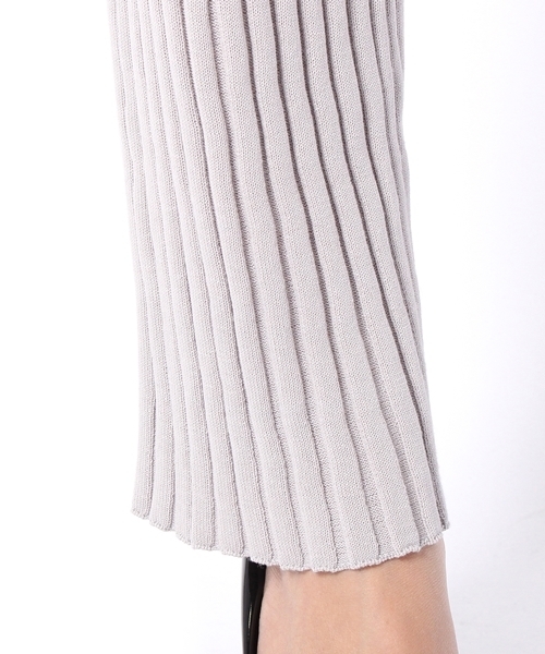 Chico(チコ)の「リブニットパンツ(その他パンツ・レディース・ライトグレー/ピンクベージュ・FREE)」の6枚目の写真