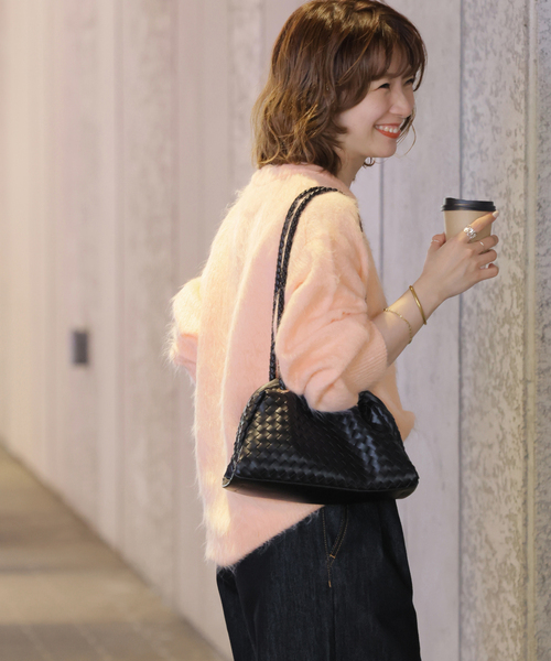 JOURNAL STANDARD relume(ジャーナルスタンダード レリューム)の「《一部WEB限定》シャギークルーネックプルオーバー(ニット/セーター・レディース・ライトグレー/サックスブルー/ピンク/イエロー・FREE)」の22枚目の写真