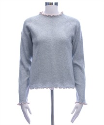 clear（クリア）の「【ZOZO限定カラー】配色メロウリブニットトップス（ニット/セーター）」