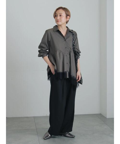 Te chichi(テチチ)の「イージーパンツ(その他パンツ・レディース・チャコールグレー/ブラック/ブラウン・F)」の13枚目の写真