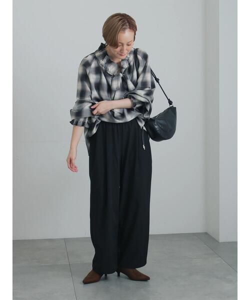 Te chichi(テチチ)の「イージーパンツ(その他パンツ・レディース・チャコールグレー/ブラック/ブラウン・F)」の14枚目の写真