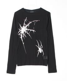 LAST NEST（ラストネスト）の「LAST NEST/ラストネスト/SPIDER WEB SEE-THROUGH LST（Tシャツ/カットソー）」