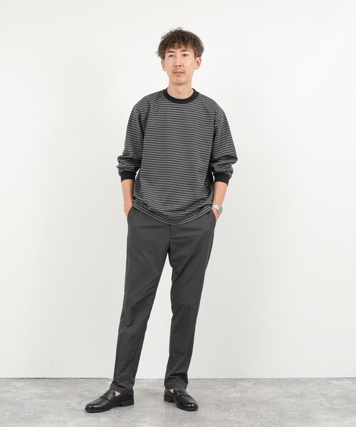 NOLLEY’S(ノーリーズ)の「ヴィンテージナイロン イージーパンツ 26AW(その他パンツ・メンズ・チャコールグレー/ネイビー/グレイッシュベージュ・L/S/XL/M)」の12枚目の写真