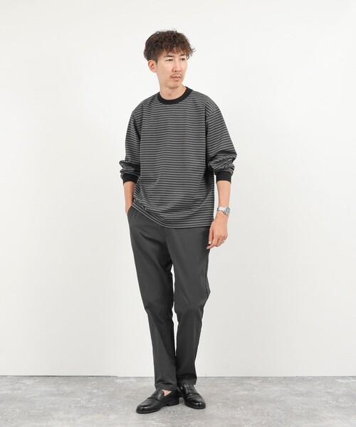 NOLLEY’S(ノーリーズ)の「ヴィンテージナイロン イージーパンツ 26AW(その他パンツ・メンズ・チャコールグレー/ネイビー/グレイッシュベージュ・L/S/XL/M)」の13枚目の写真