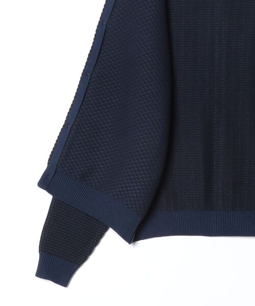 PHINGERIN(フィンガリン)の「PHINGERIN MULTI KNIT SHIRT JACKET (PD-262-KN-051)(カーディガン/ボレロ・メンズ・ネイビー・LARGE/MEDIUM)」の3枚目の写真