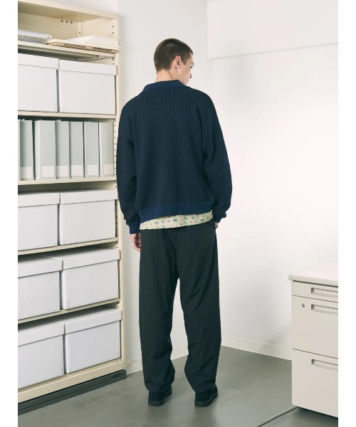 PHINGERIN(フィンガリン)の「PHINGERIN MULTI KNIT SHIRT JACKET (PD-262-KN-051)(カーディガン/ボレロ・メンズ・ネイビー・LARGE/MEDIUM)」の7枚目の写真