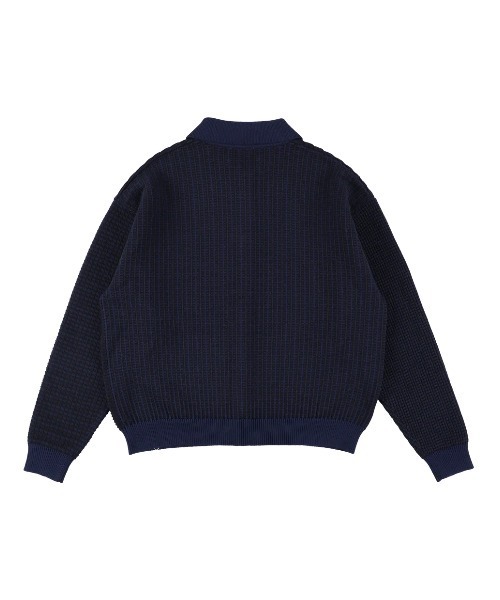 PHINGERIN(フィンガリン)の「PHINGERIN MULTI KNIT SHIRT JACKET (PD-262-KN-051)(カーディガン/ボレロ・メンズ・ネイビー・LARGE/MEDIUM)」の9枚目の写真