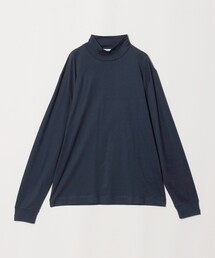 SUNSPEL（サンスペル）の「＜SUNSPEL＞ブラッシュドコットン ロングスリーブ モックネックTシャツ（Tシャツ/カットソー）」