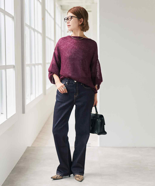 Spick & Span(スピックアンドスパン)の「《全新色 / 追加》RED CARD TOKYO Anniversary Straight(デニムパンツ・レディース・ネイビー/ダークブルー・25/24/23/26)」の22枚目の写真