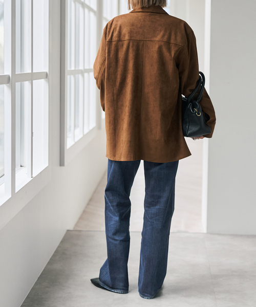 Spick & Span(スピックアンドスパン)の「《全新色 / 追加》RED CARD TOKYO Anniversary Straight(デニムパンツ・レディース・ネイビー/ダークブルー・25/24/23/26)」の3枚目の写真