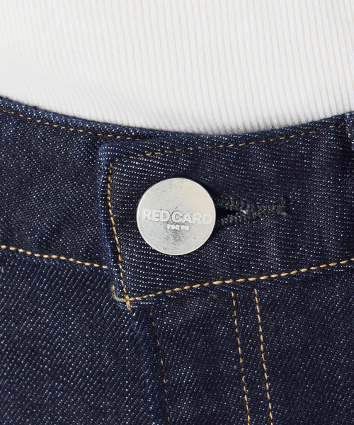Spick & Span(スピックアンドスパン)の「《全新色 / 追加》RED CARD TOKYO Anniversary Straight(デニムパンツ・レディース・ネイビー/ダークブルー・25/24/23/26)」の14枚目の写真