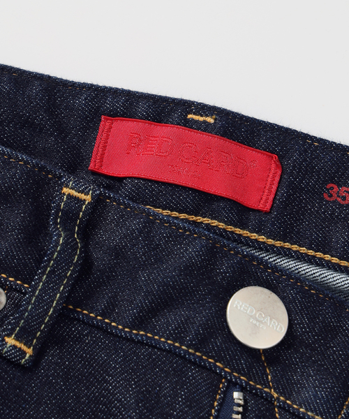 Spick & Span(スピックアンドスパン)の「《全新色 / 追加》RED CARD TOKYO Anniversary Straight(デニムパンツ・レディース・ネイビー/ダークブルー・25/24/23/26)」の16枚目の写真