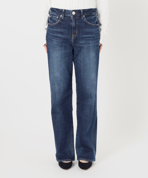 Spick & Span(スピックアンドスパン)の「《全新色 / 追加》RED CARD TOKYO Anniversary Straight(デニムパンツ・レディース・ネイビー/ダークブルー・25/24/23/26)」の20枚目の写真