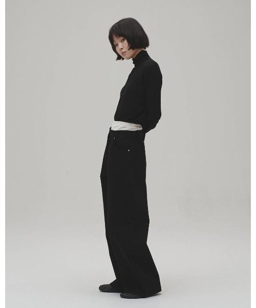 TODAYFUL（トゥデイフル）の「TODAYFUL Cottontwill Cocoon Pants（その他パンツ・レディース・オフホワイト/ブラック/ベージュ・38/36）」の6枚目の写真