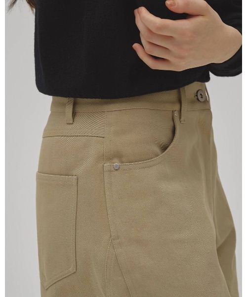 TODAYFUL（トゥデイフル）の「TODAYFUL Cottontwill Cocoon Pants（その他パンツ・レディース・オフホワイト/ブラック/ベージュ・38/36）」の7枚目の写真