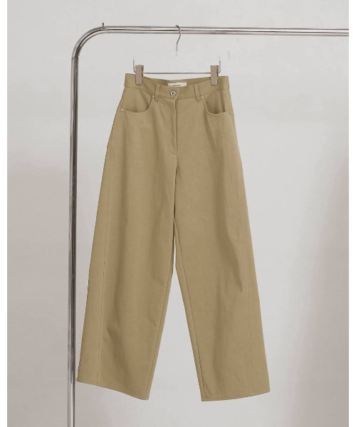 TODAYFUL（トゥデイフル）の「TODAYFUL Cottontwill Cocoon Pants（その他パンツ・レディース・オフホワイト/ブラック/ベージュ・38/36）」の12枚目の写真